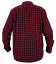 Nordhunt Sermen Flannel Shirt Bordeaux / Navy Check - Kauluspaidat ja flanellit - NH600224-248-S - 3
