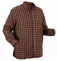 Nordhunt Sermen Flannel Shirt Navy / Tobacco Check - Kauluspaidat ja flanellit - NH600224-259-S - 1