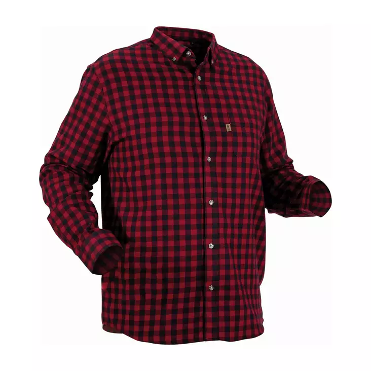 Nordhunt Sermen Flannel Shirt S Bor/Navy - Kauluspaidat ja flanellit - NH600224-248-S - 1