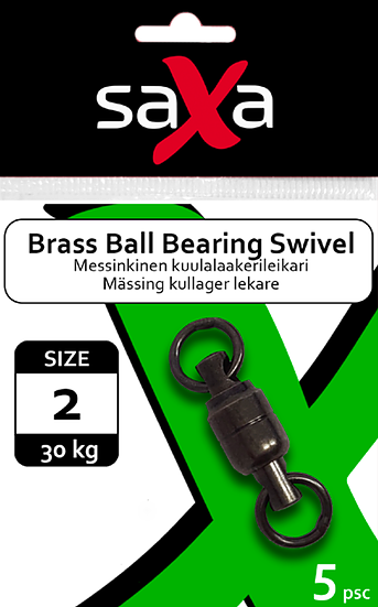 Saxa Brass Ball Bearing Swivel - Lukot ja leikarit - Brassballbs - 1